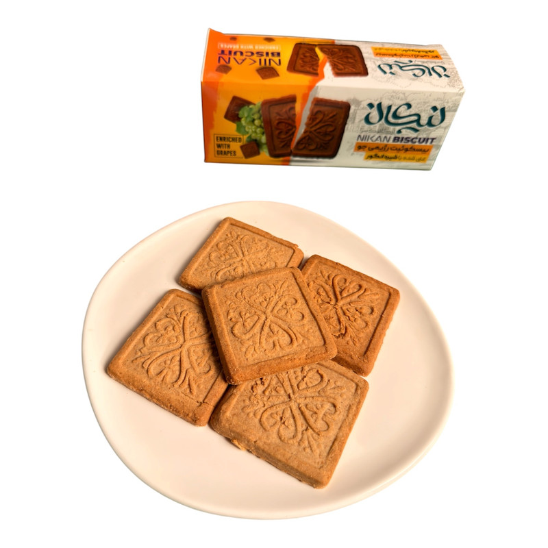 بیسکویت ساده رژیمی جو نیکان - 300 گرم